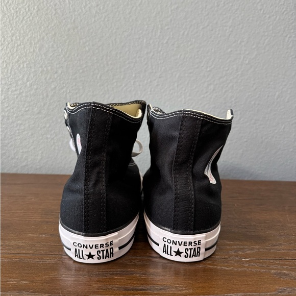 Converse All Star Black and White High-Tops - Picture 4 of 5